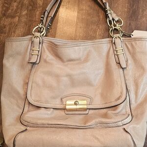 Coach Tan Leather Bag